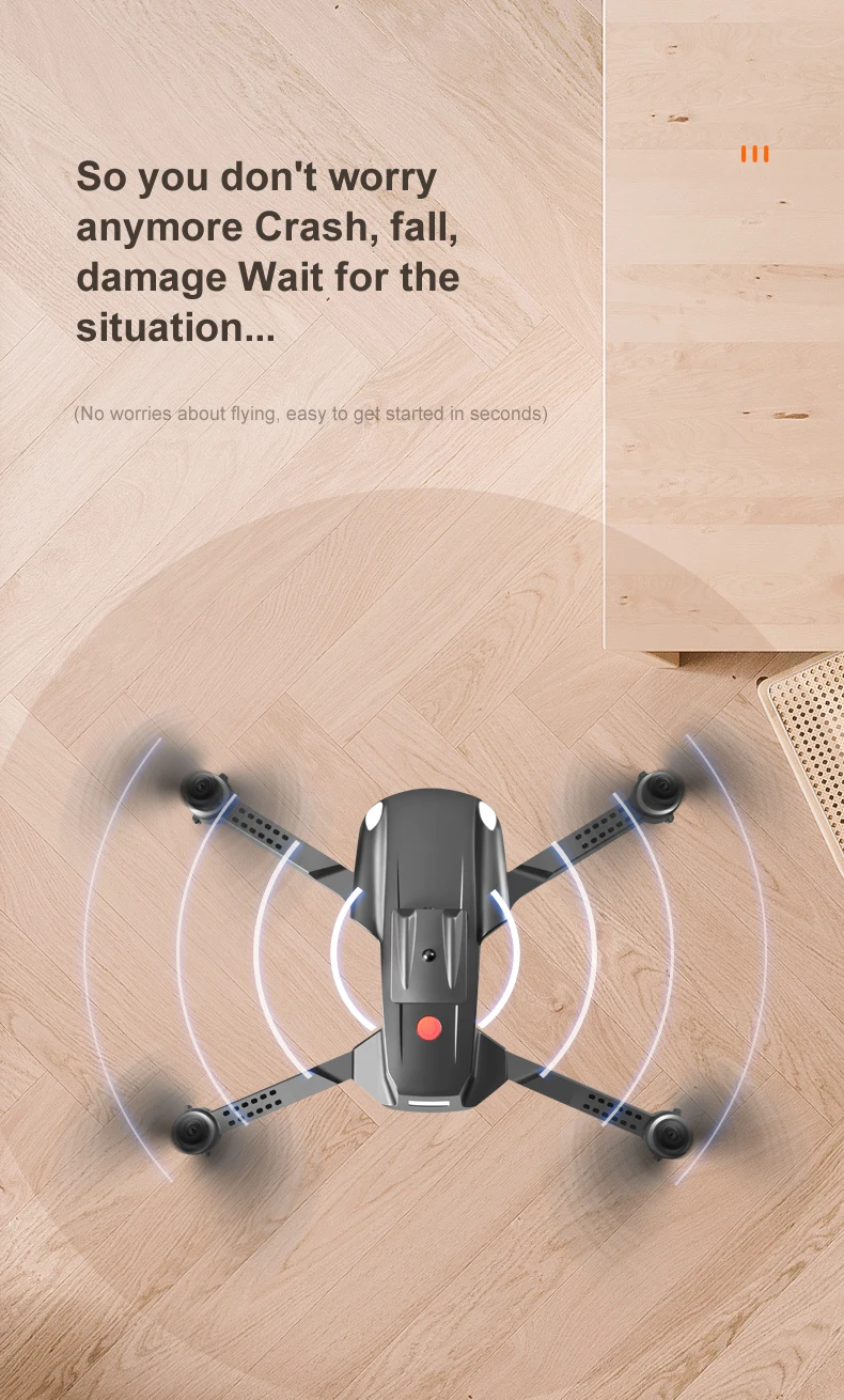 JINHENG 2022 New K105 Max Drone 4K HD Dual Camera With Obstacle Avoidance WiFi Fpv Foldable Quadcopter Toys For Children Hobbie quadcopter drone remote