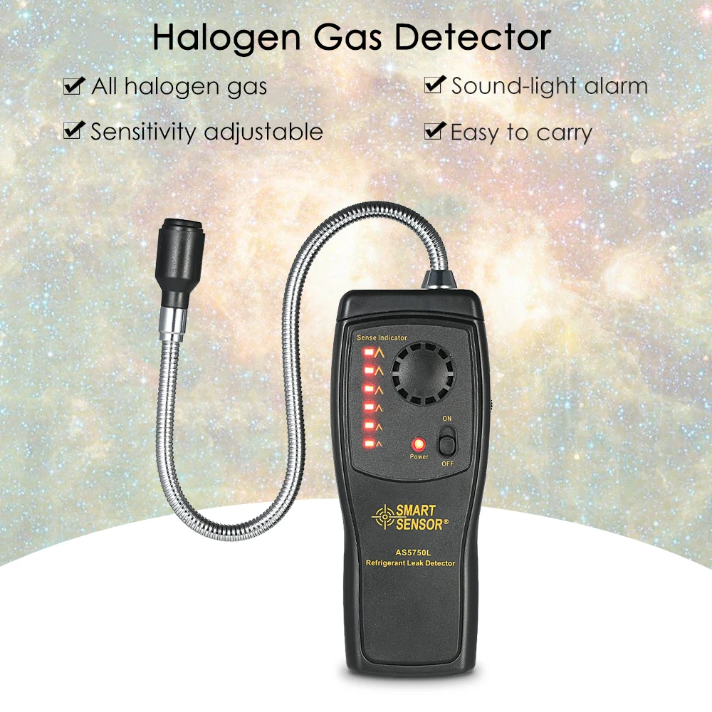 Умный датчик ручной ХФУ HCFCs HFCs галогенный детектор газа хладагент кондиционер детектор фреон тестер утечки газа