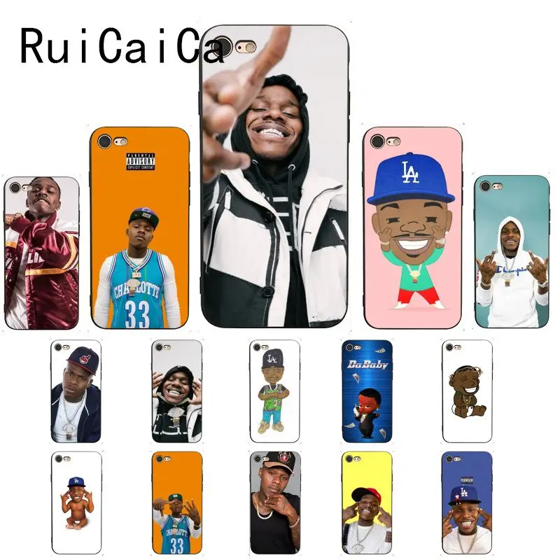 

Ruicaica DaBaby Rapper Soft Silicone TPU Phone Case for iPhone 8 7 6 6S 6Plus X XS MAX 5 5S SE XR 10 Cover