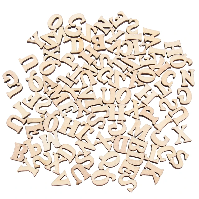  4-Inch Decorative Wooden Letter A - Alphabet Letters