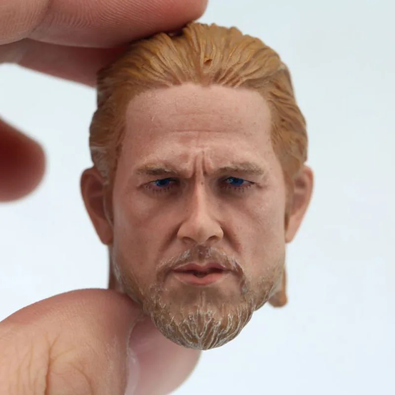 

1/6 Scale Charlie Hannum Head Sculpt Sons of Anarchy Head Carving for 12in Action Figure Tbleague Phicen Toy