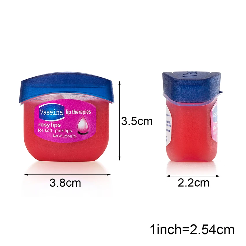 Vaseline Lip Balm Moisturizing Lipstick Base Moisturizer Makeup Natural Plant Anti-Cracking Long-Lasting Petroleum Jelly LipCare