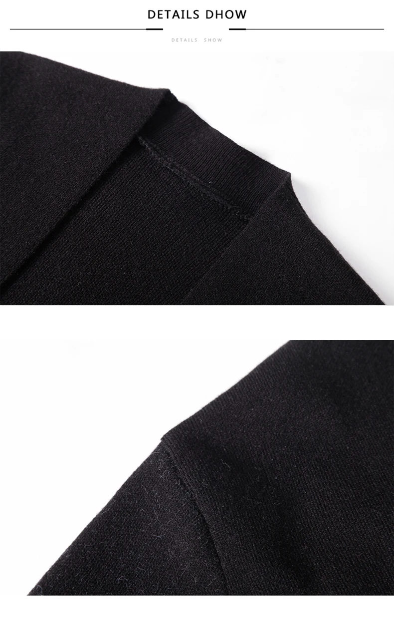 BROWON, Брендовые мужские вязаные кардиганы на пуговицах, свитера, новинка, повседневный мужской пуловер, одежда с вырезом, одежда, черный серый свитер для мужчин