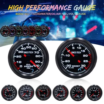 

7-Color Motorcycle Racing High Performance PM High Speed Gauges Temp/ Oil Temp/Oil Pressure/Water temp/Tachometer/Air Fuel Gauge
