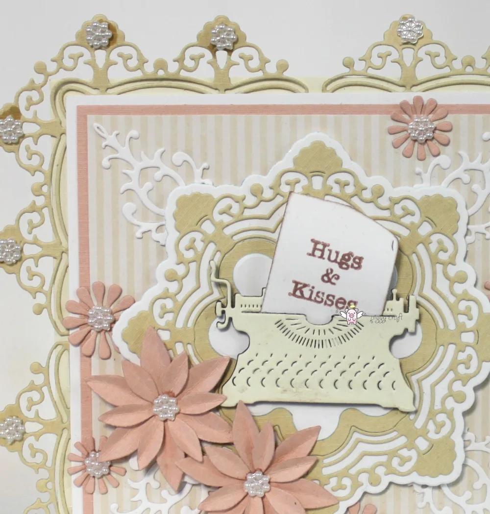 Mmao Handwerk Metall Stahl Schneiden Stirbt Neue Drucker schreibmaschine Schablone Für DIY Scrapbooking Papier/foto Karten Präge Stirbt – Detail 4