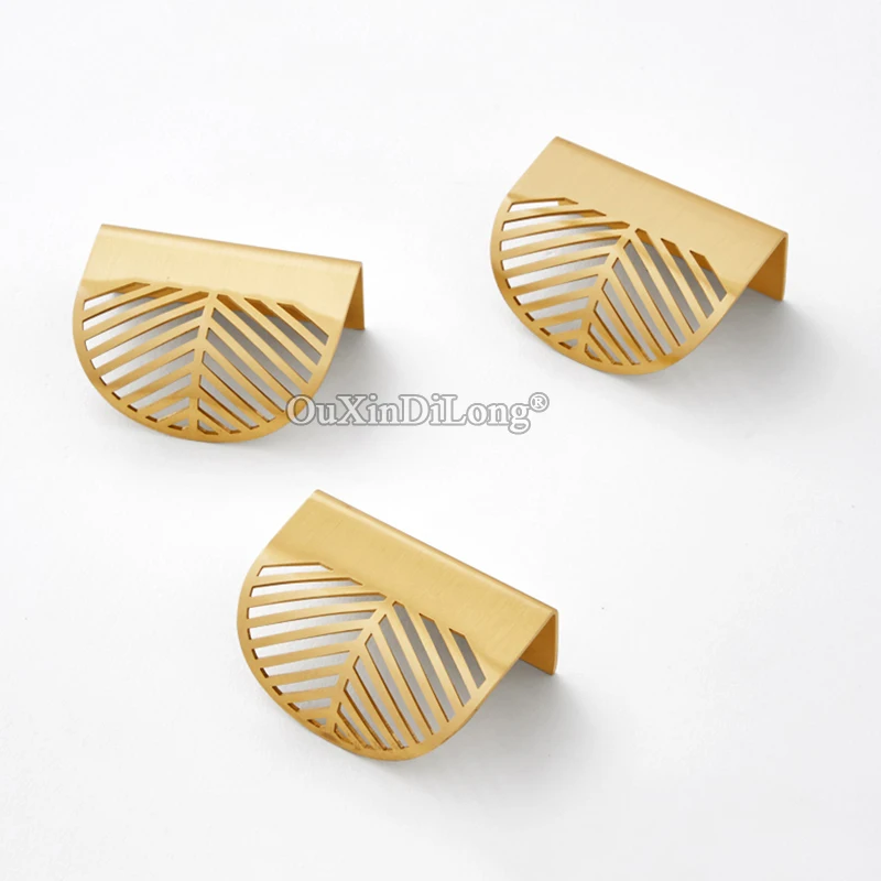

High Quality 10PCS European Brass Cabinet Pulls Furniture Handles Cupboard Wardrobe Drawer Kitchen Cabinet Pulls Handles & Knobs