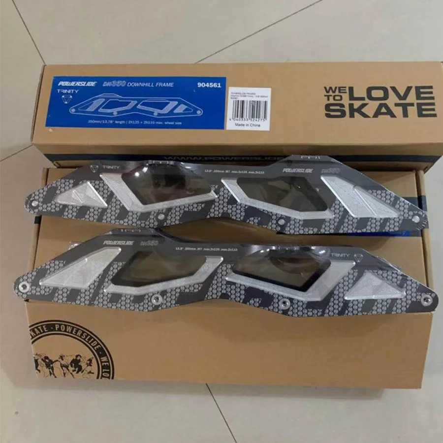 100% оригинал Powerslide DH350 Trinity горные рамы для коньков 125 110 125mm стабильный подшипники