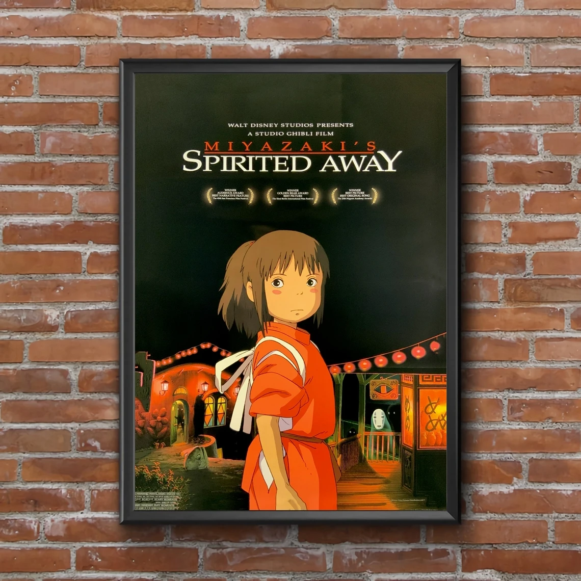 Spirited Away - 2001 Movie Poster Hayao Miyazaki Studio Ghibli Japanese  Anime Poster Canvas Poster Print Wall Painting - Painting & Calligraphy -  AliExpress
