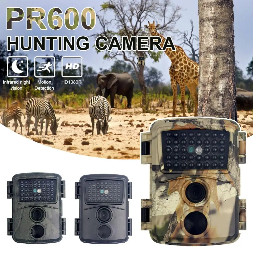 Hunting Camera 12MP Photo Trap Night Vision 1080P Scout Trail Wildlife Camcorder 
