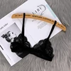 Women's Thin Bra Without Chest Pad Fashion Sexy Lace Cutout Back Buckle Lingerie Underwear Tube Top ► Photo 1/6