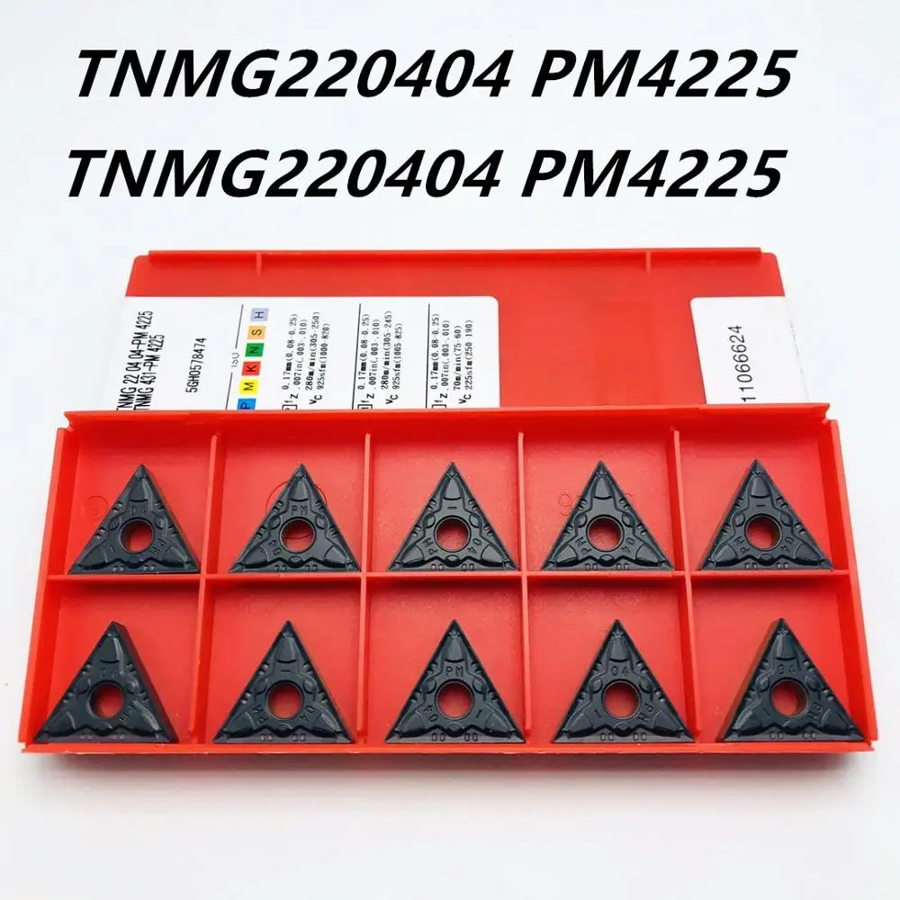 

TNMG220404 PM 4225 high quality carbide blade metal tool TNMG machine tool accessories CNC lathe tool turning blade