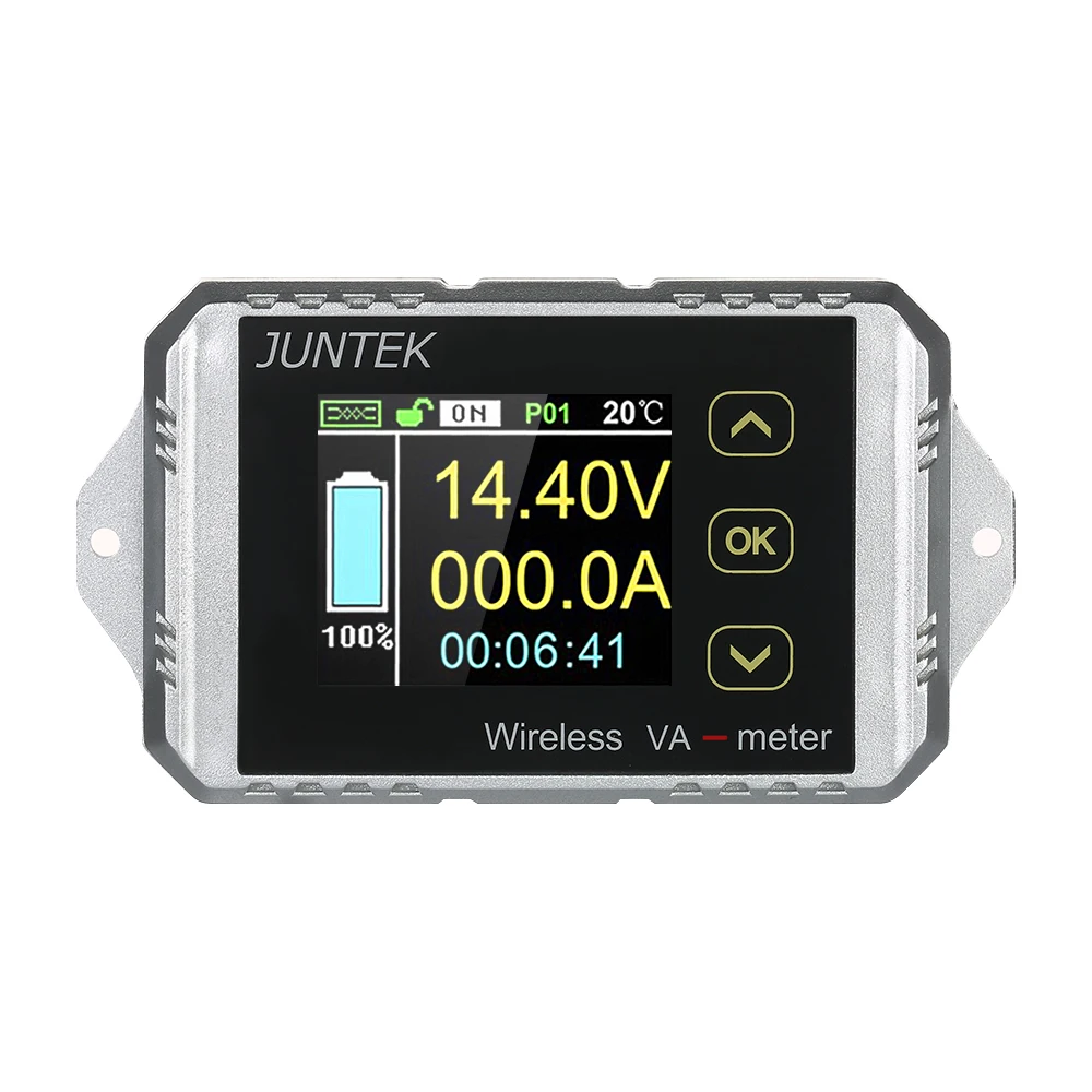 

DC 0.01-100V 0.01-100A Multifunc Wireless voltmeter ammeter Digital Current Voltage meter Power Meter Capacity Coulomb Counter