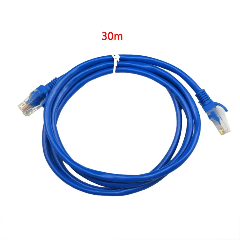 

100FT 5/10/15/20/25/30/50M CAT5 CAT5E Ethernet Internet RJ45 LAN Cable Cord Wire Male Connector Reticle