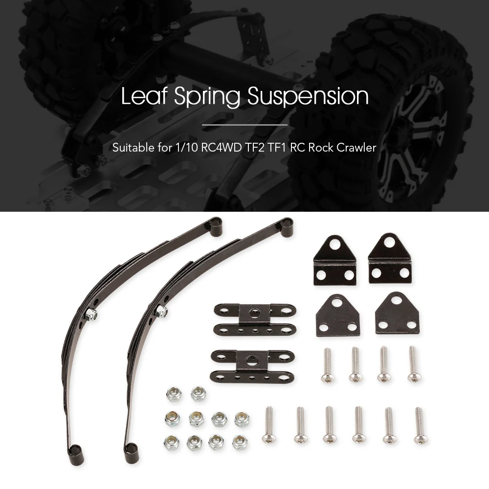 110 RC Car Rock Crawler Hard Leaf Spring Suspension Steel Bar for F350 D90 Traxxas HSP Redcat RC4WD Tamiya Axial SCX10 HPI (6)