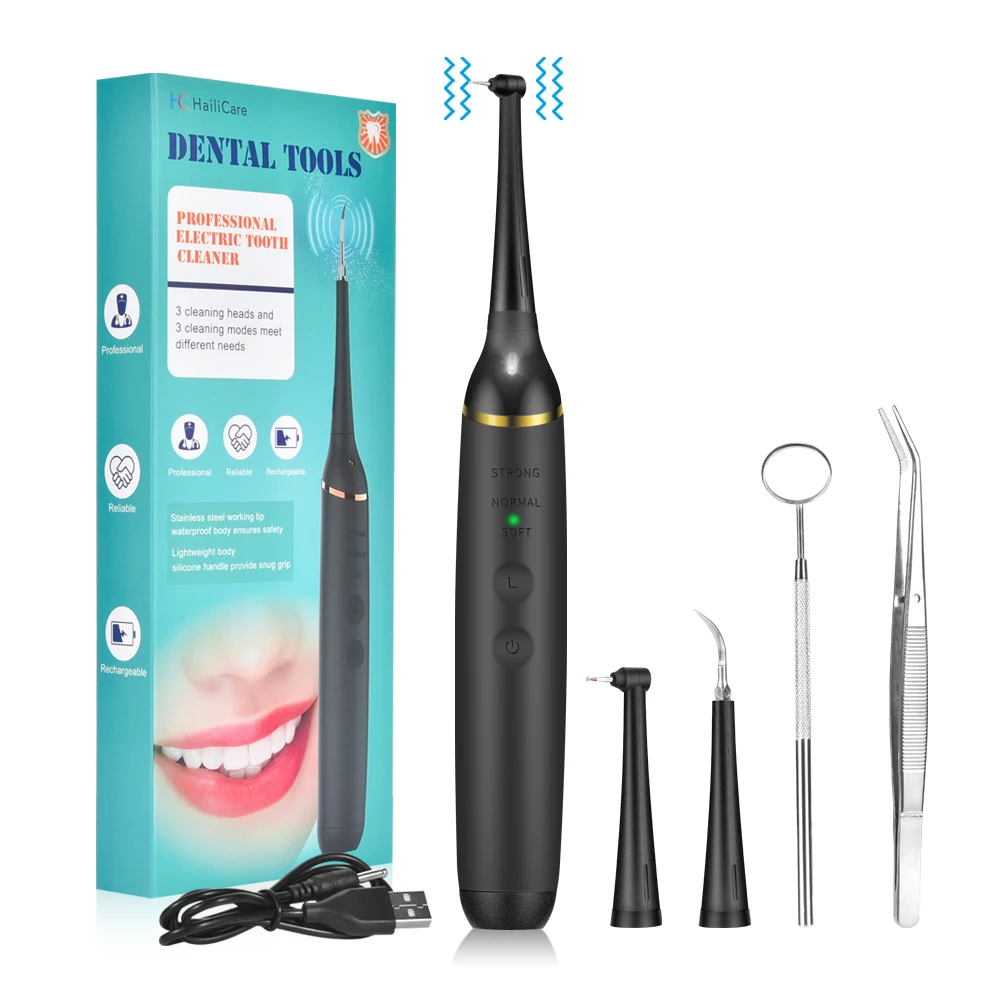 Electric Portable Sonic Dental Scaler Tooth Calculus Remover Tooth Stains Tartar Tool Dentist Whiten Teeth Health