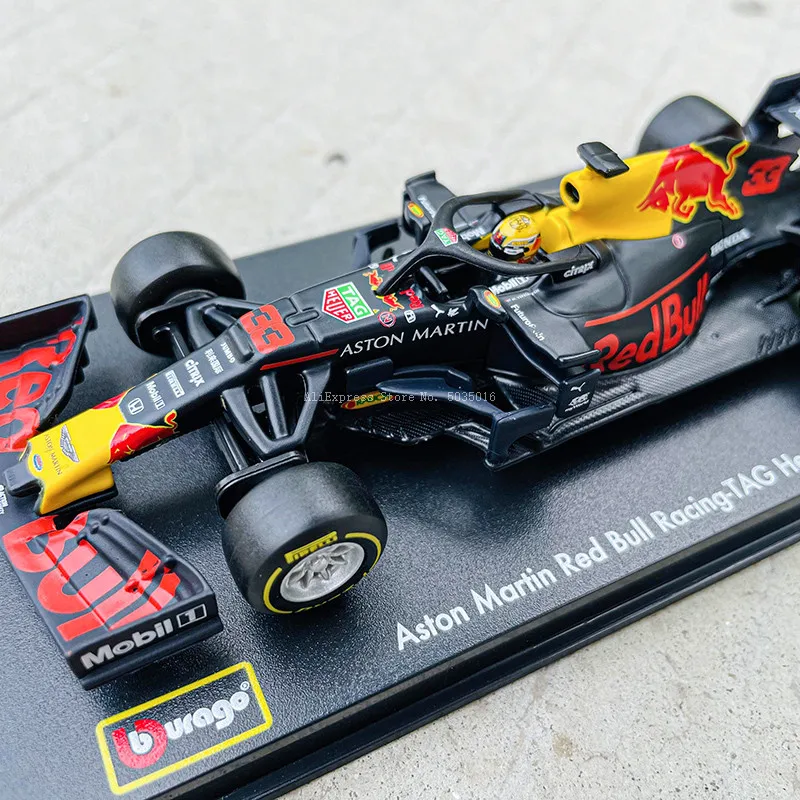 Bburago 1:43 2019 F1 Red Bull Racing RB15 33# Max Verstappen racing model simulation car model alloy car toy collection gift