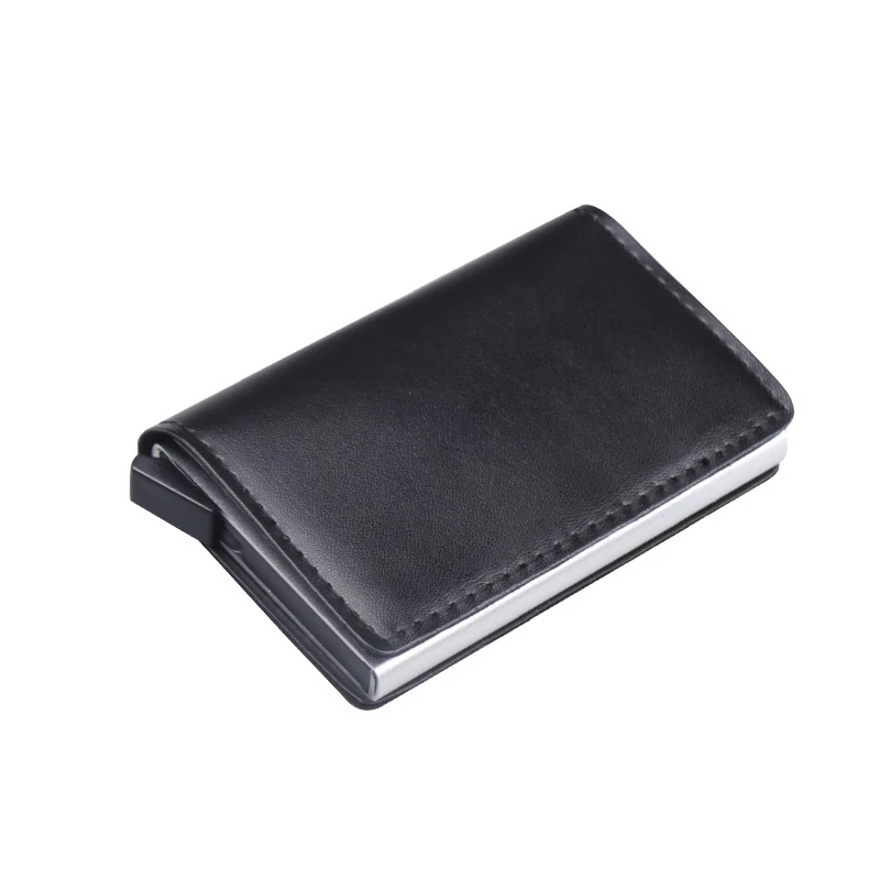 Кошелек для кредитных карт, RFID, ПУ, унисекс, держатель, модный, для отдыха, автоматический, всплывающий, кошелек, анти-дегаузинг, анти-краж, многофункциональный кошелек