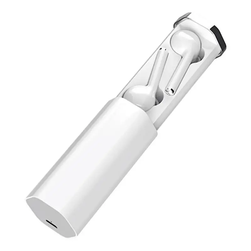Белый TW50 TWS Bluetooth с сенсорным управлением 5,0 наушники Беспроводная Спортивная гарнитура с микрофоном - Цвет: Белый
