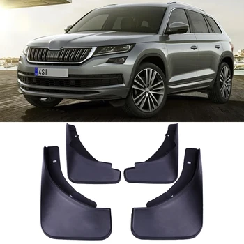 

Set OE Fitment Car Mud Flaps For Skoda Kodiaq 2017 2018 Mudflaps Splash Guards Mud Flap Mudguards Fender Front Rear Car Styling