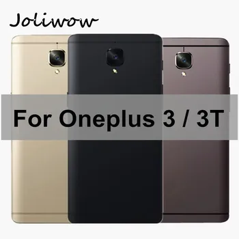 

For Oneplus 3 3T A3000 Battery Cover Rear Housing Cover Case for Oneplus 3T Back Battery cover +SIM Card Tray+Side Button