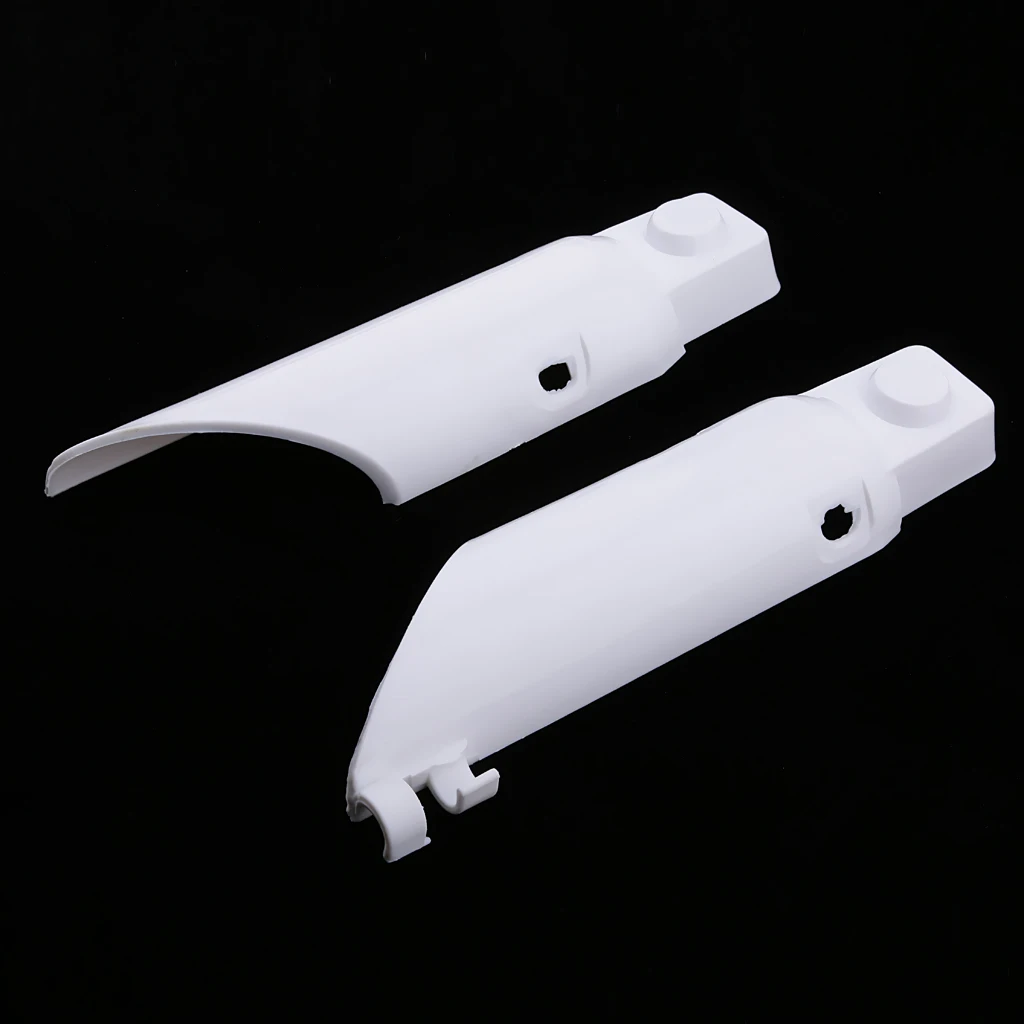 White Motorcycle Fork Guard Forks Cover Set For Honda CRF50 CRF 50 
