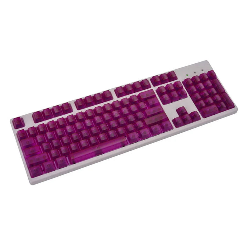 ABS 104 ключи прозрачные клавиши крышки s Различные цвета выбор для Cherry MX механическая клавиатура клавиша крышки переключатели Прямая поставка