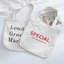 Настраиваемая Холщовая Сумка женская новая стильная модная набивная сумка через плечо женская переносная Холщовая Сумка Большая емкость