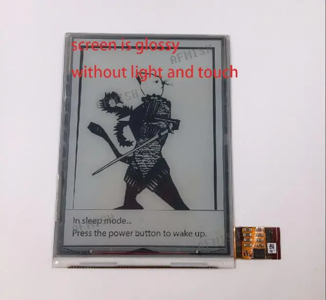 no light and touch ED060XD4 eink 6 дюймов ЖК-дисплей экран дисплей для устройства для чтения электронных книг нет подсветки и сенсорный экран ritmix RBK-615 RBK615 экран глянцевая - Цвет: no light and touch