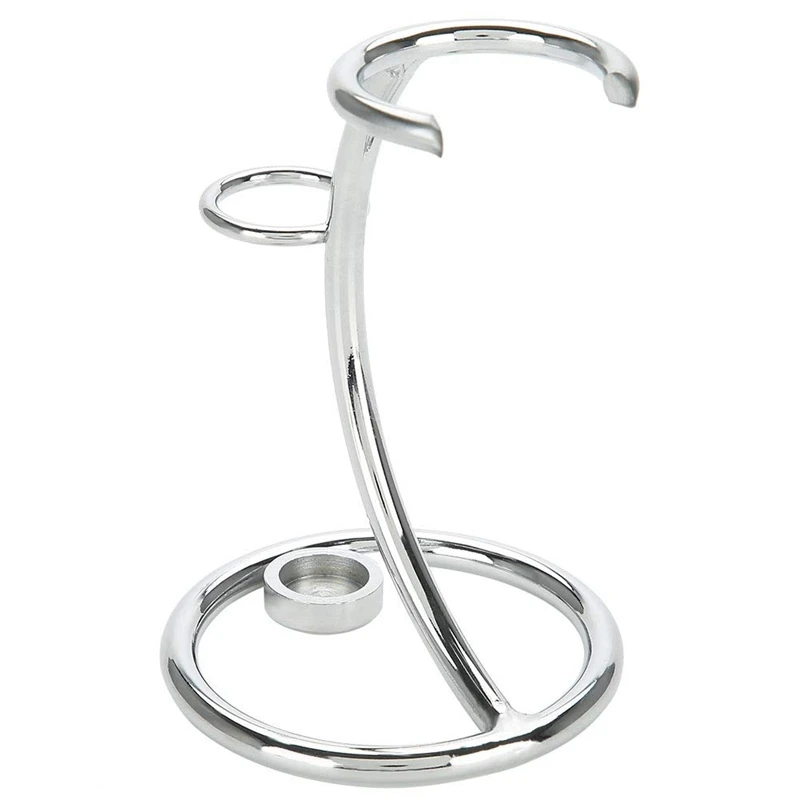 

New Universal Shaving Brush Stand Simple Metal Safe Razor and Brush Holder Stand Shaver Kit Organizer for Men