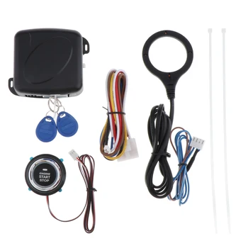 

Car Smart Start Alarm System Keyless Entry Engine Start Button Remote Start