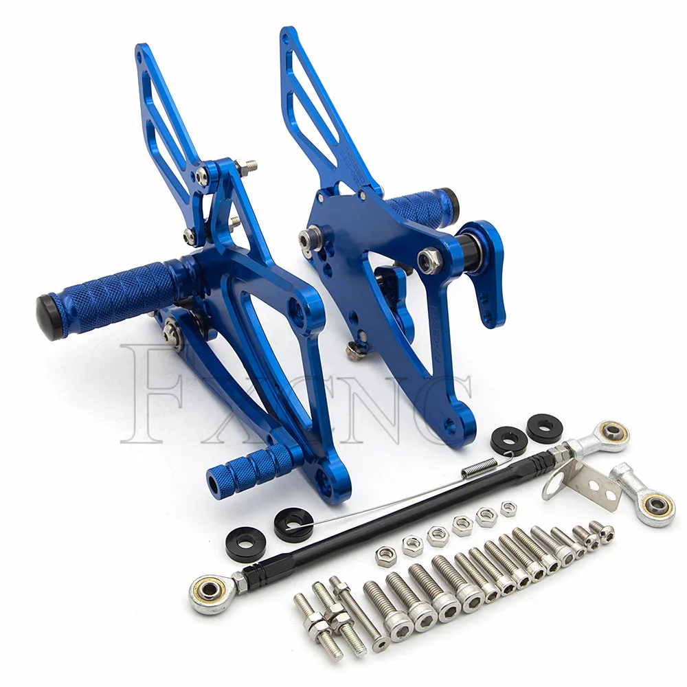 Для Honda CBR 500R 400R CB500F CB400F 2013- CNC Алюминиевый Регулируемый мотоцикл Rearset задний комплект ножка Peg педаль подножка
