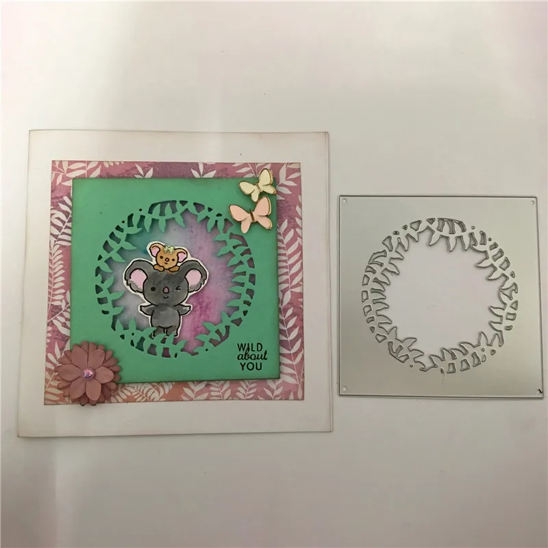 

Naifumodo Square Dies Frame Metal Cutting Dies New 2019 Dies Scrapbooking Card Making Embossing Stencil DieCut Template