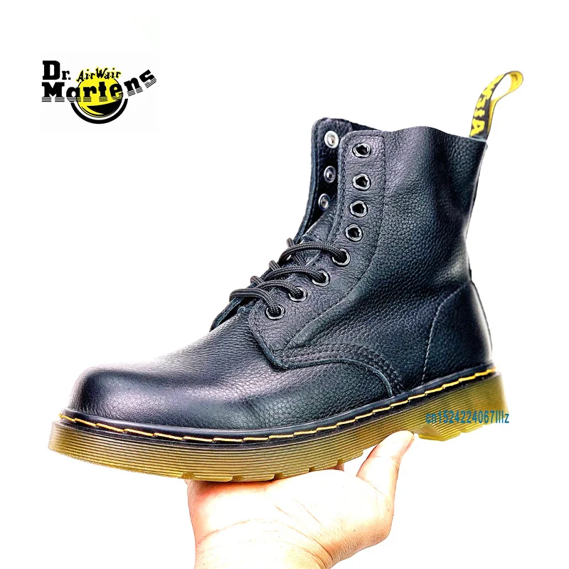 Классические мужские и женские ботинки Dr.Martens 1460 года Паскаль личи мягкие