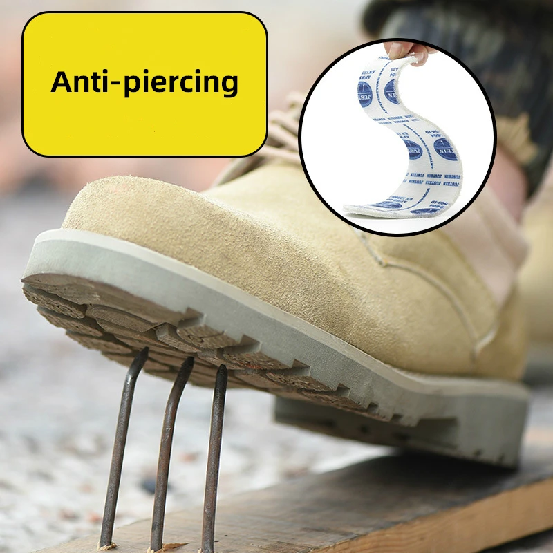Большие size36-46 мужская летняя маслостойкая стальная Кепка для ног защитная Строительная обувь для работы