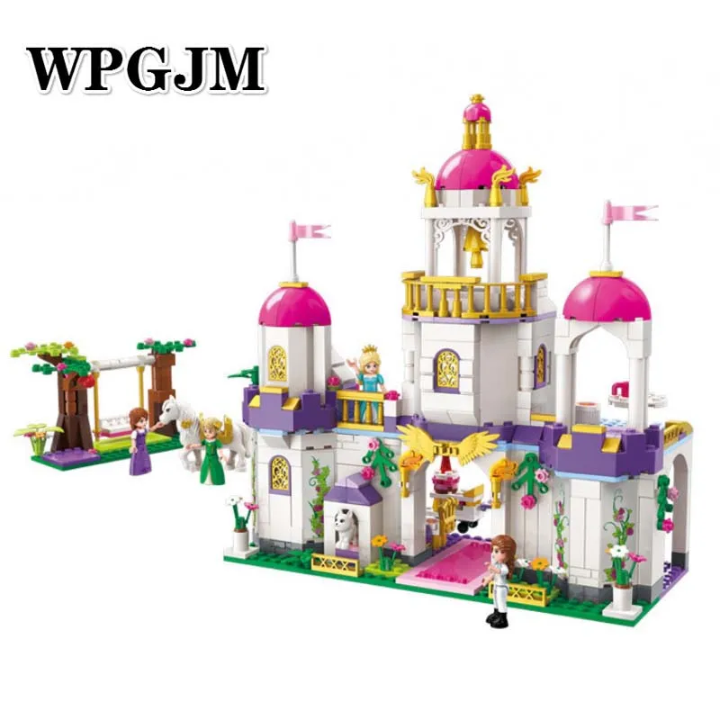 

587pcs Princess Leia Dinner Party Series Children's Building Blocks Toy Compatible Legoinglys City Girls Friends