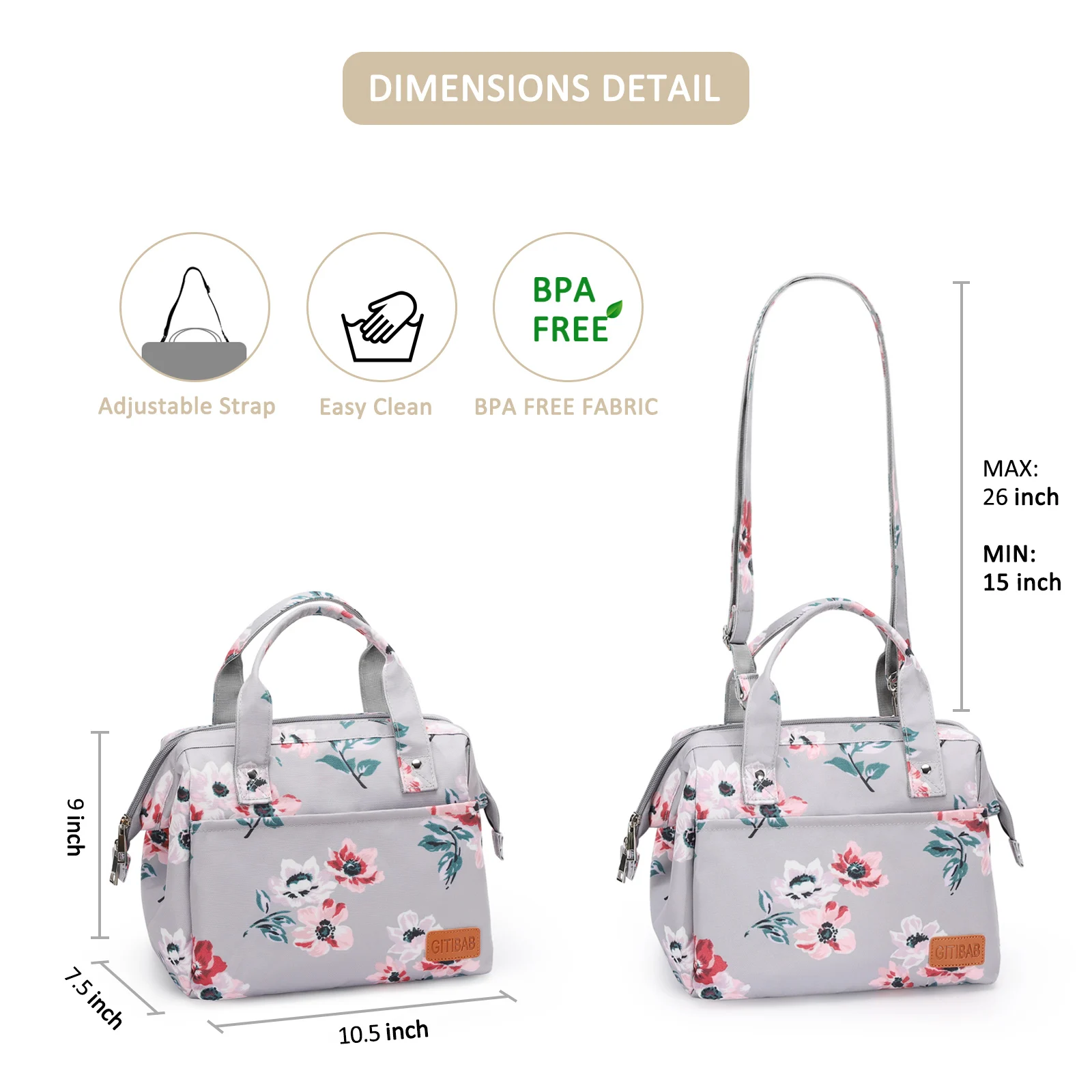 Bolsa De Almuerzo Con Aislamiento Isotermica Para Comida Marmita Feminina Alimentos Termica Bebe Grande Infantil Bebidas Llevar