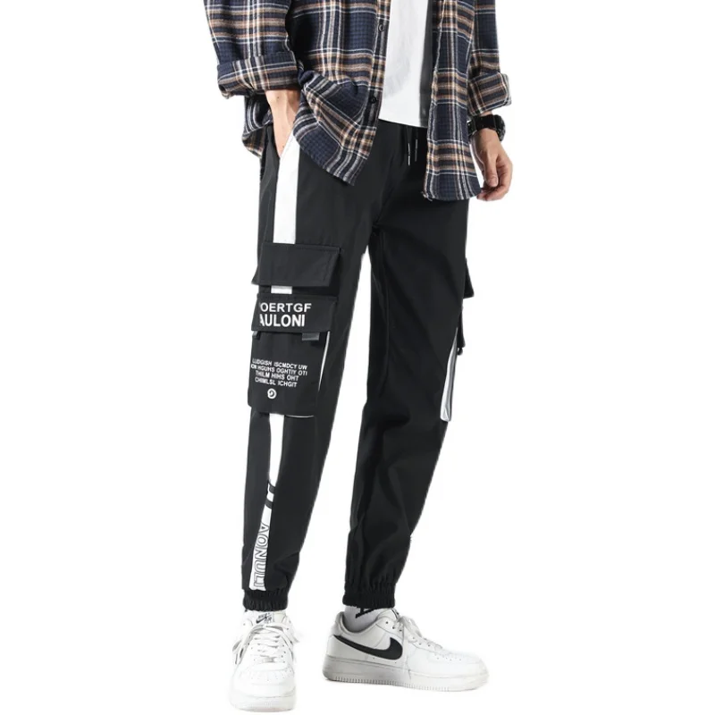 

High Street Men Cargo Pants Multiple Pockets Mens Harem Pants Streetwear Sweatpants Woman Jogging Pants Fashion Large Size 5XL