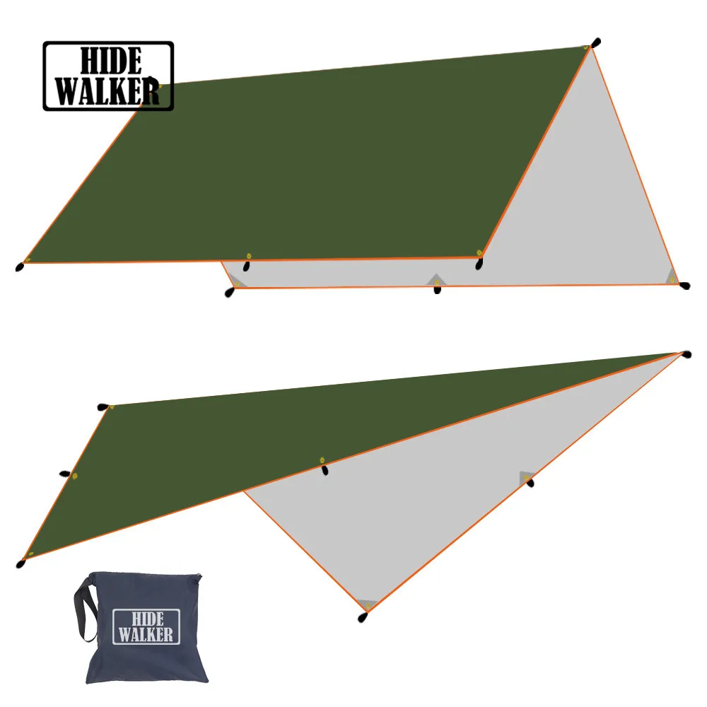Outdoor Waterproof Tarp 3x3 3x4 3x5 Sunshade Camping Canopy with