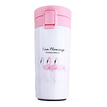 

Fashion Creative Flamingo Stainless Steel Vacuum Flask Vacuum Business Cup Portable Cup Couple Student Cup