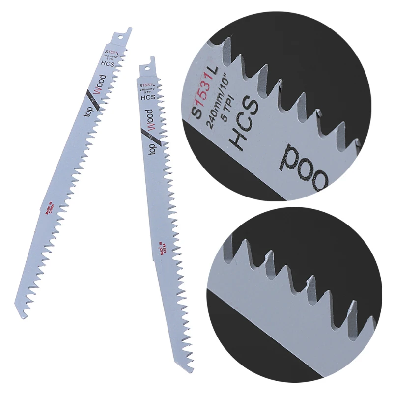 2 PACK ERBAUER S1531L RECIPROCATING SAW 