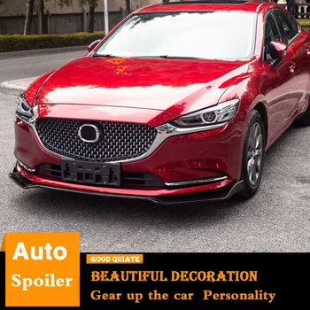 

For 2020 NEW Mazda 6 ATENZA front Bumper Diffuser Bumpers Protector Rear Spoiler ABS Material Body kit bumper rear lip 3Pcs