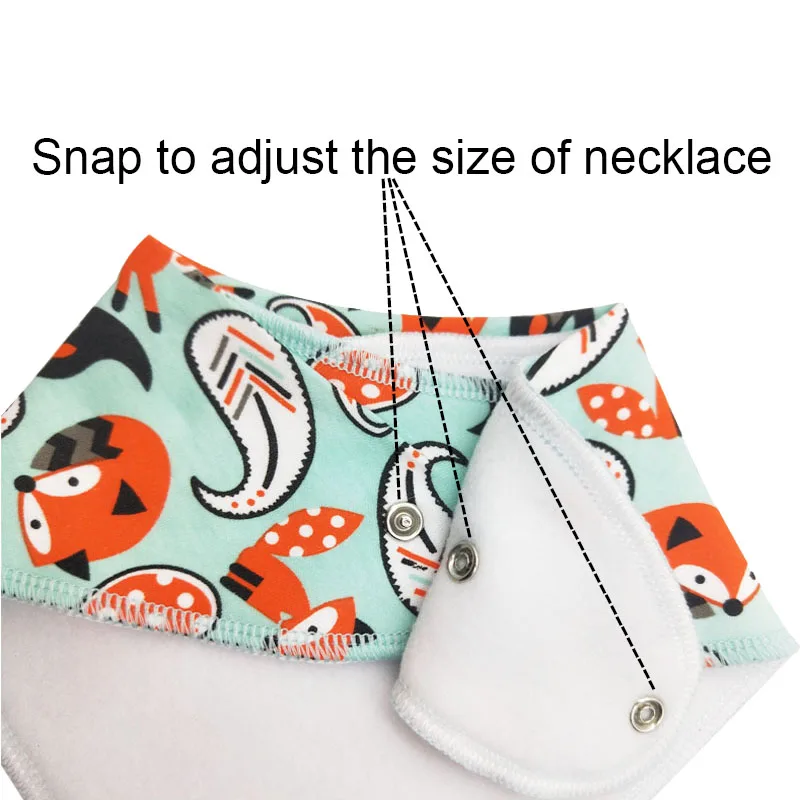 Baby Bibs Triangle scarf Cotton Cartoon Child Baberos Bandana Bib Babador Dribble Bibs Newborn Slabber Absorbent Cloth Bib
