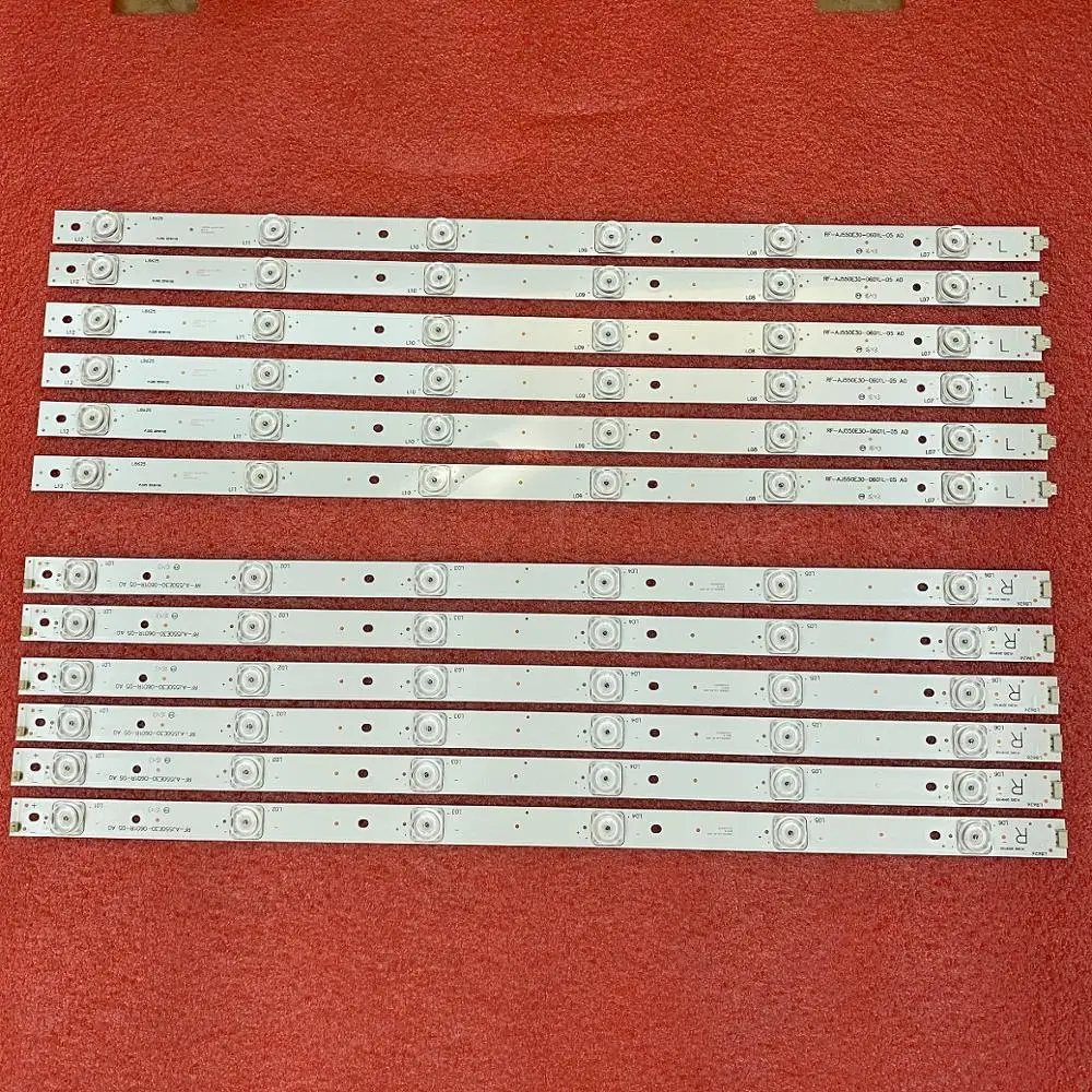 12 шт. светодиодный Подсветка бар для Sharp LC-55CUG8462E LC-55CUG8462K LC-55CUG8462KS LC-55CUG8461K LC-55CUG8461KS
