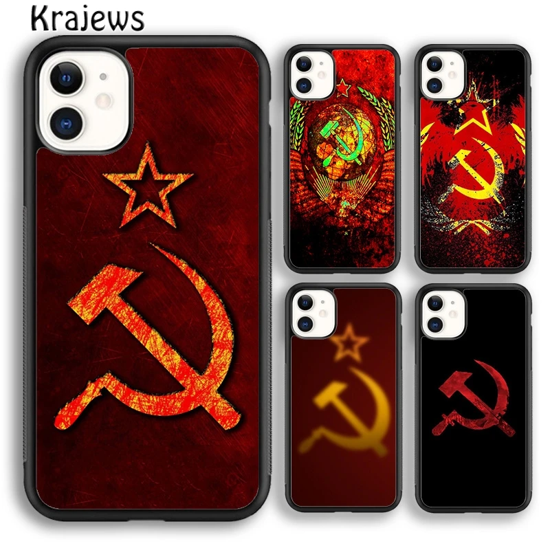 Чехол для телефона krajew CCCP с Советским Союзом России чехол iPhone 5s SE 6s 7 8 plus X XS XR 11 12 13