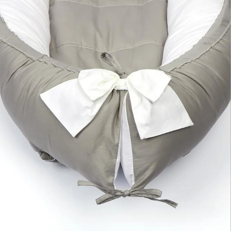 Уход за малышом, хлопок, портативный защитный коврик для детской кроватки, детская корзина для сна, дорожное гнездо для новорожденного ребенка, уличная плотная, BTN007
