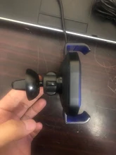 Soporte de teléfono móvil para coche, base fija de 15W con sensor infrarrojo y carga inalámbrica