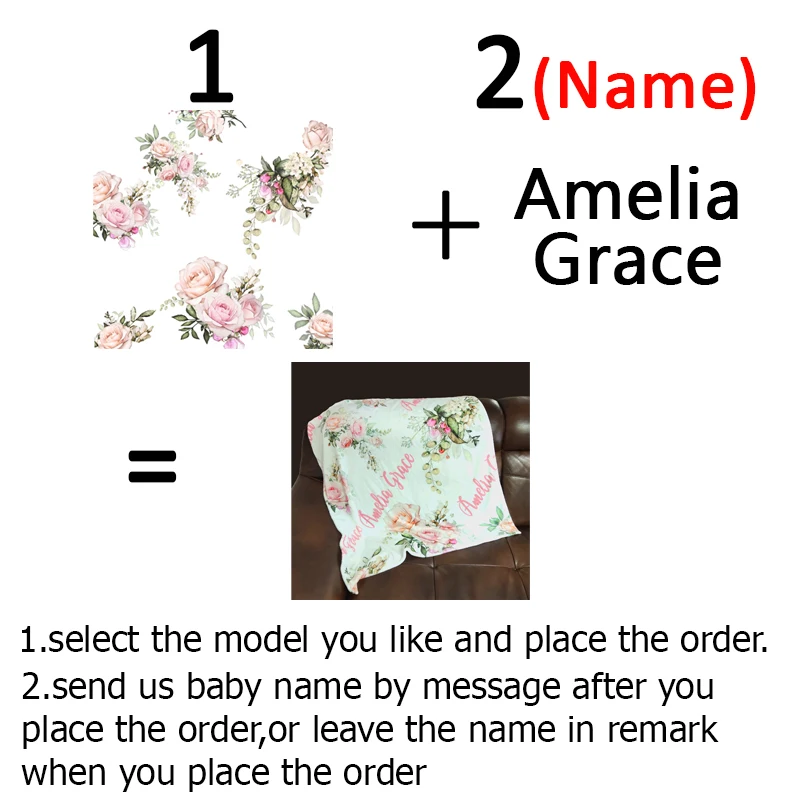 Nome personalizzato Coperta in pile di flanella per bambini Fasciatoio Biancheria da letto per bambini Fasciatoio per culla per neonato Idea regalo di compleanno per ragazza ragazzo neonato - immagine 6