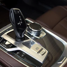 Против царапин салона автомобиля прозрачная защитная пленка бюстгальтер центральной консоли шестерни панель Стикеры для BMW 7 серии G11 G12 740d 750i