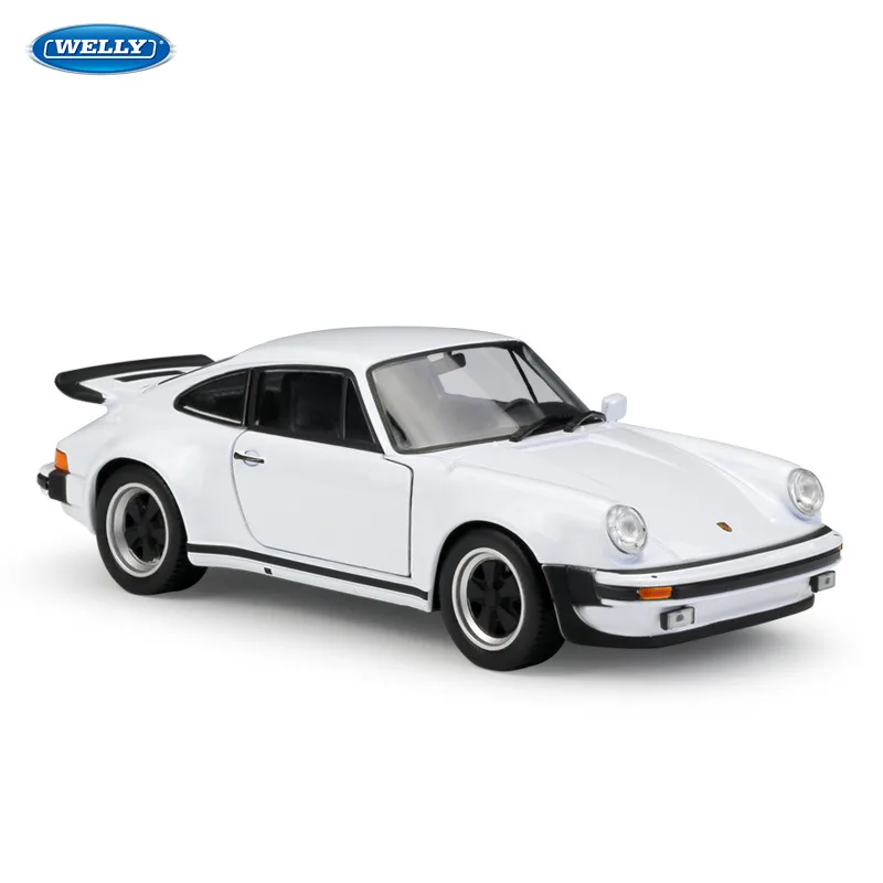 WELLY 1:24 1974 Porsche 911 Turbo3.0 модель спортивного автомобиля из сплава Модель автомобиля украшение Коллекция игрушек инструменты подарок