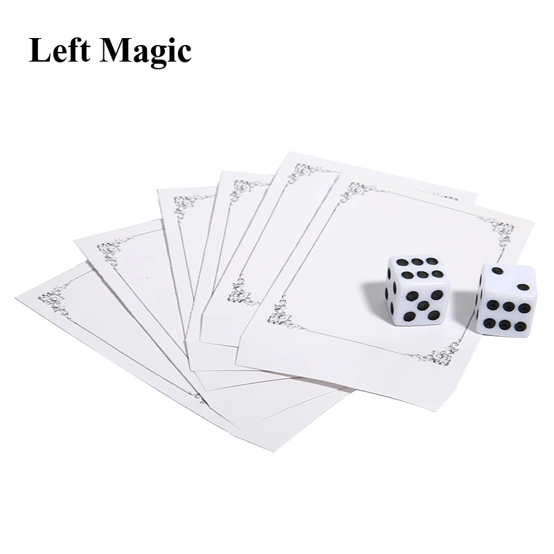 

1 Set Russia Dice Deluxe Forcing Dice Magic Tricks Close-Up Street Stage Magic Tricks Accessories Comedy Classic Toy